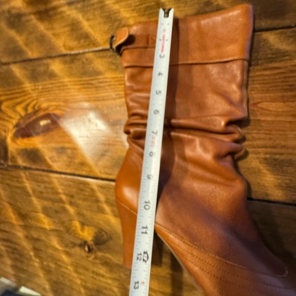 STEVE MADDEN LEGION Boots COGNAC BROWN SIZE 9 - Picture 13 of 14